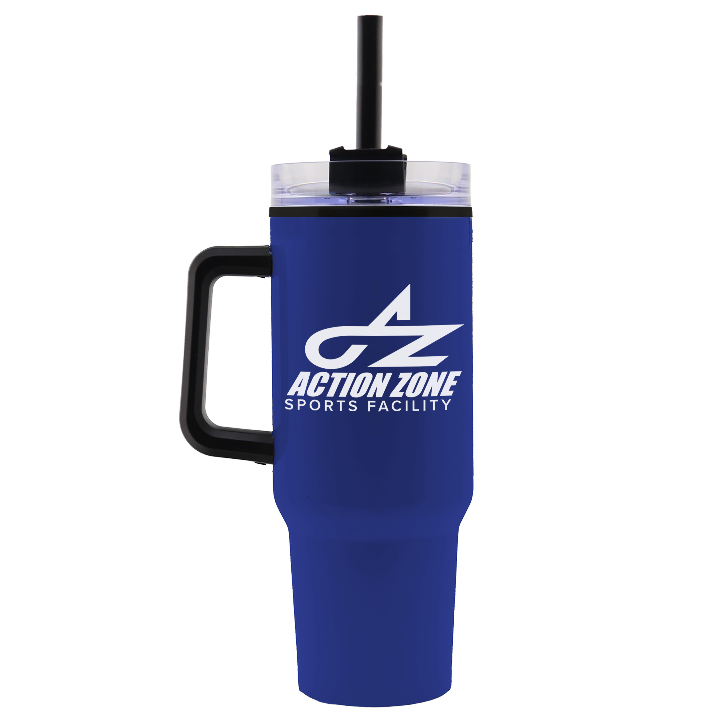Roam Stainless Steel Handle Mug with Straw - 40 oz.